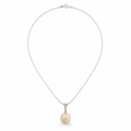 Classic Pearl Drop Pendant Necklace